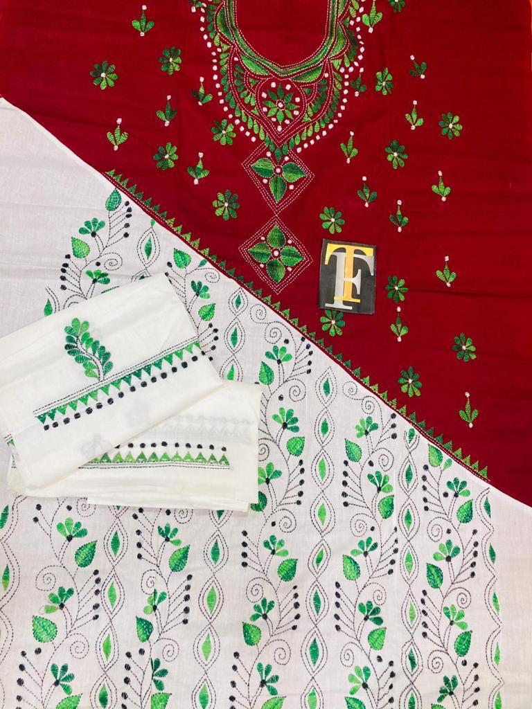 Mixed Match Kantha Stitch