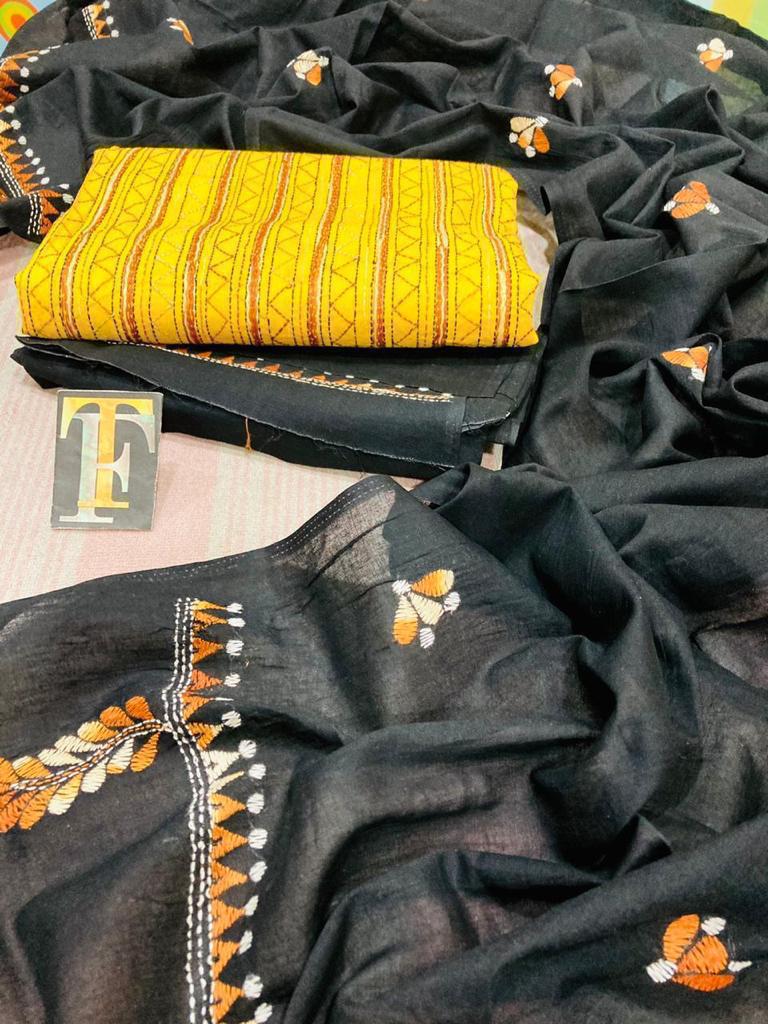 Mixed Match Kantha Stitch