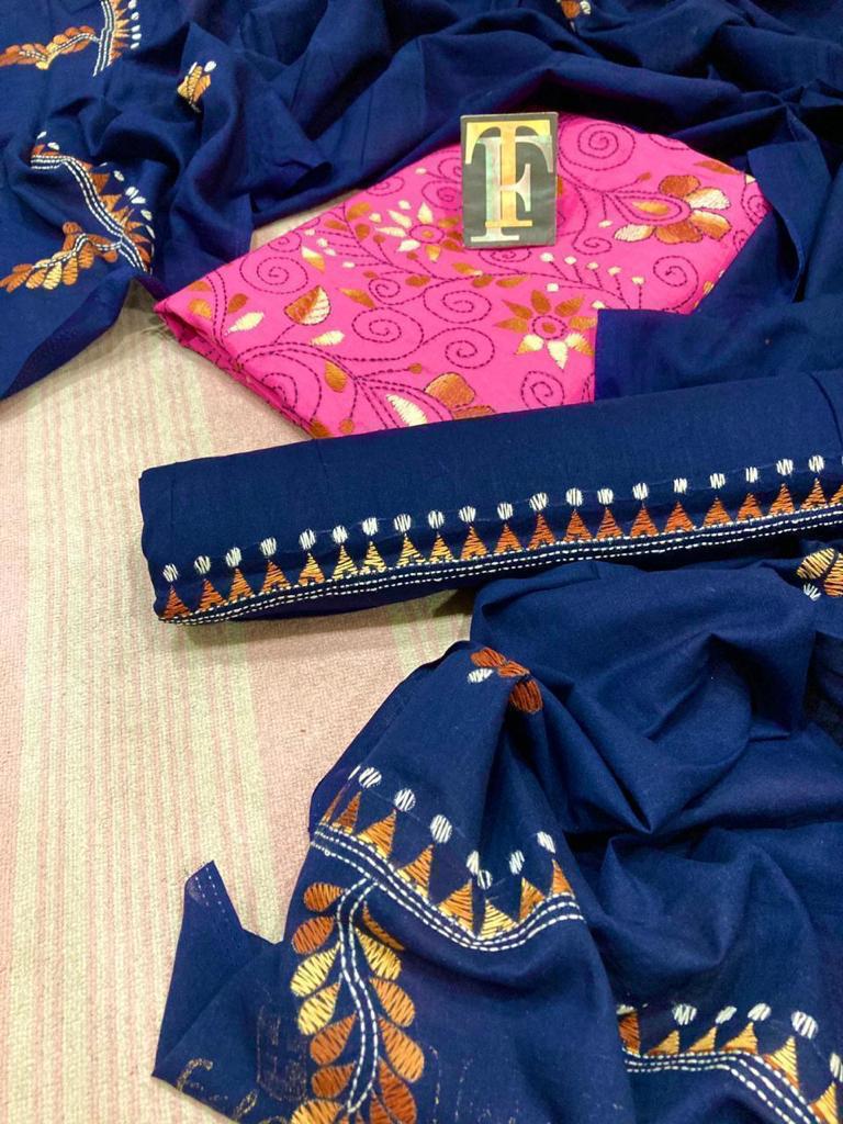 Mixed Match Kantha Stitch