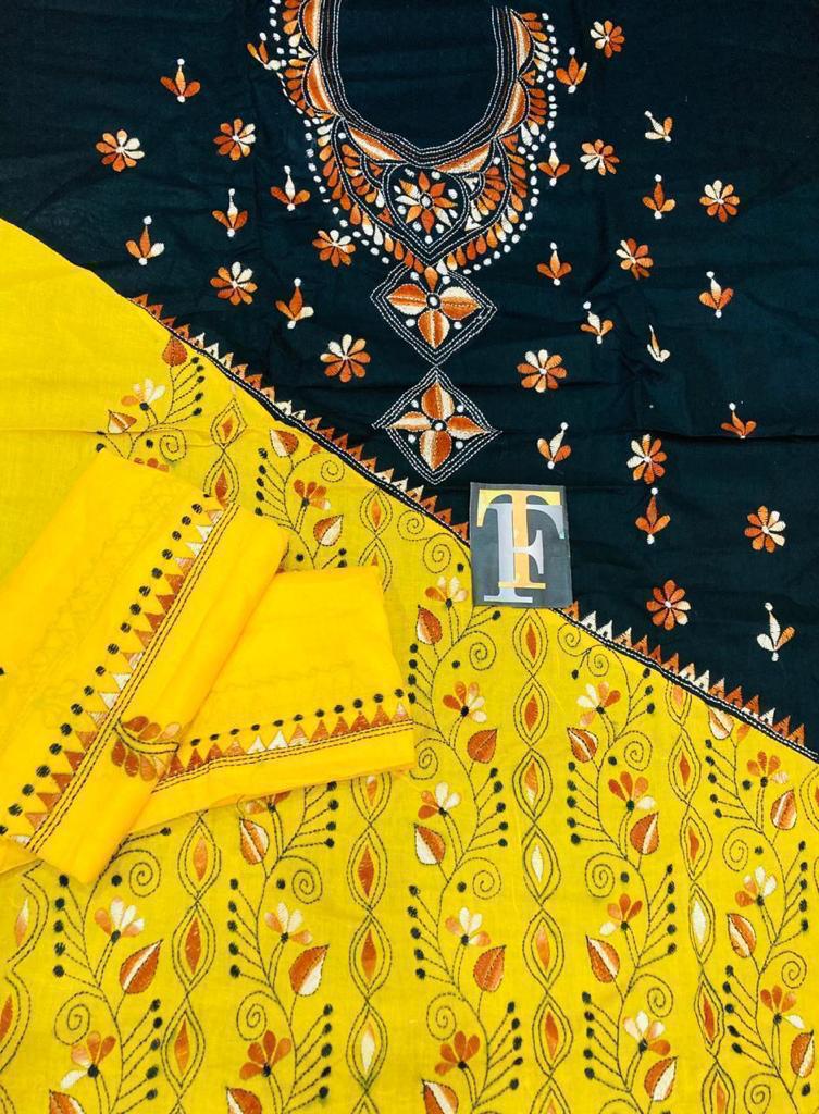 Mixed Match Kantha Stitch