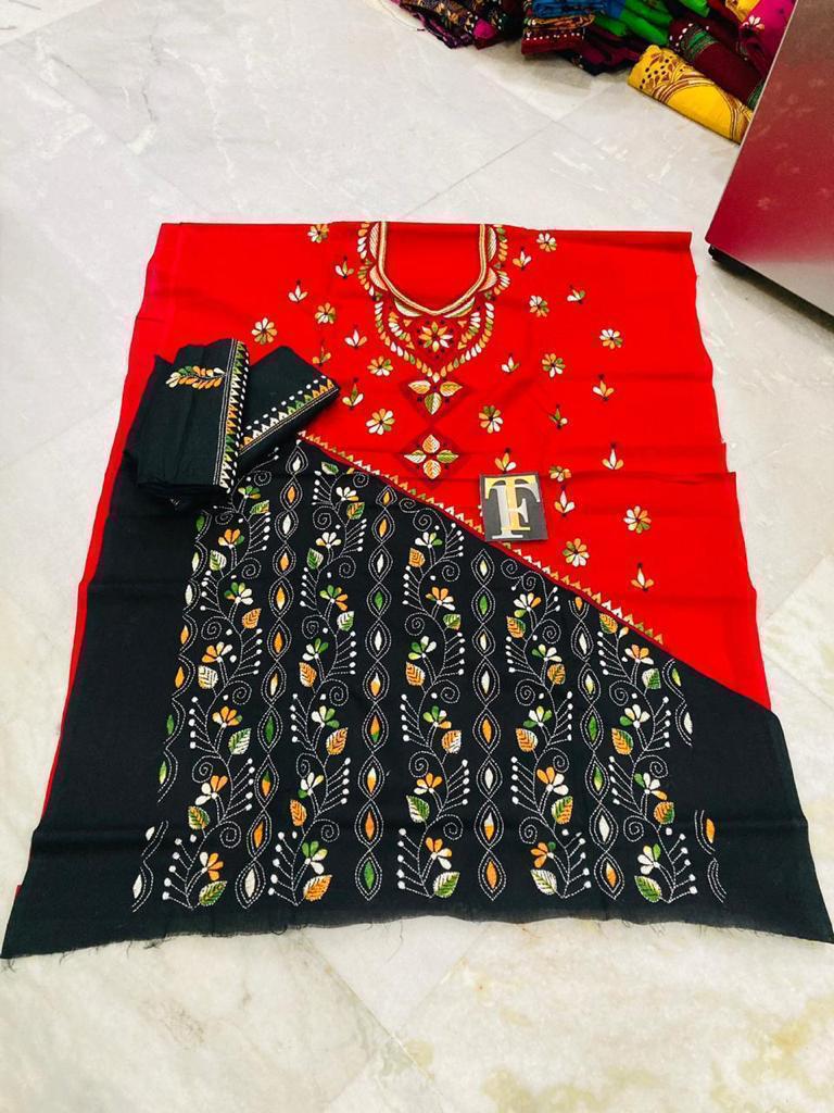 Mixed Match Kantha Stitch