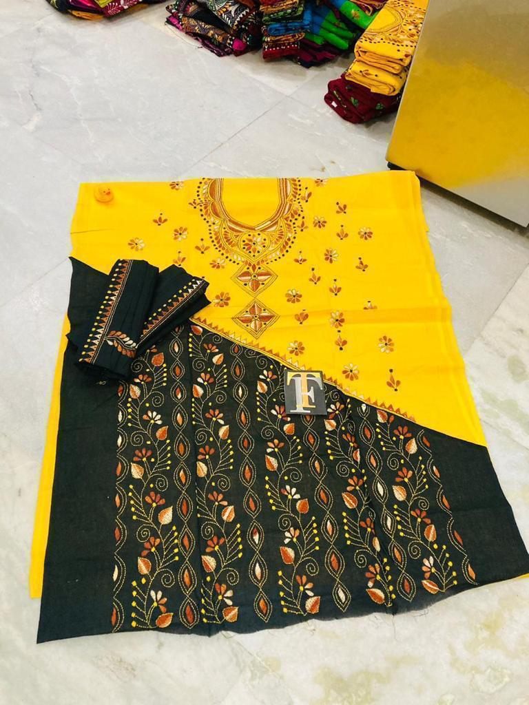 Mixed Match Kantha Stitch