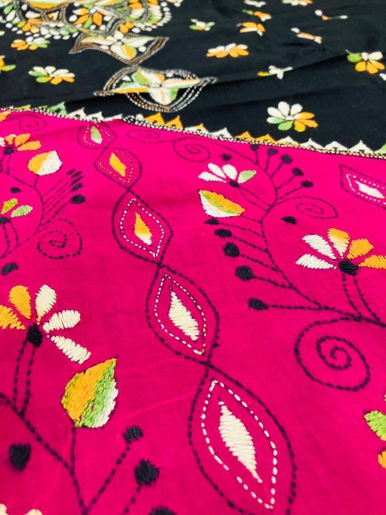 Mixed Match Kantha Stitch