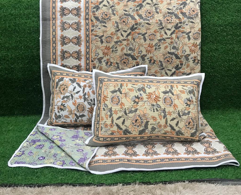 REVERSIBLE QUILTED BEDCOVERS
