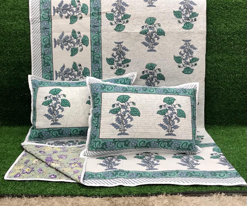 REVERSIBLE QUILTED BEDCOVERS