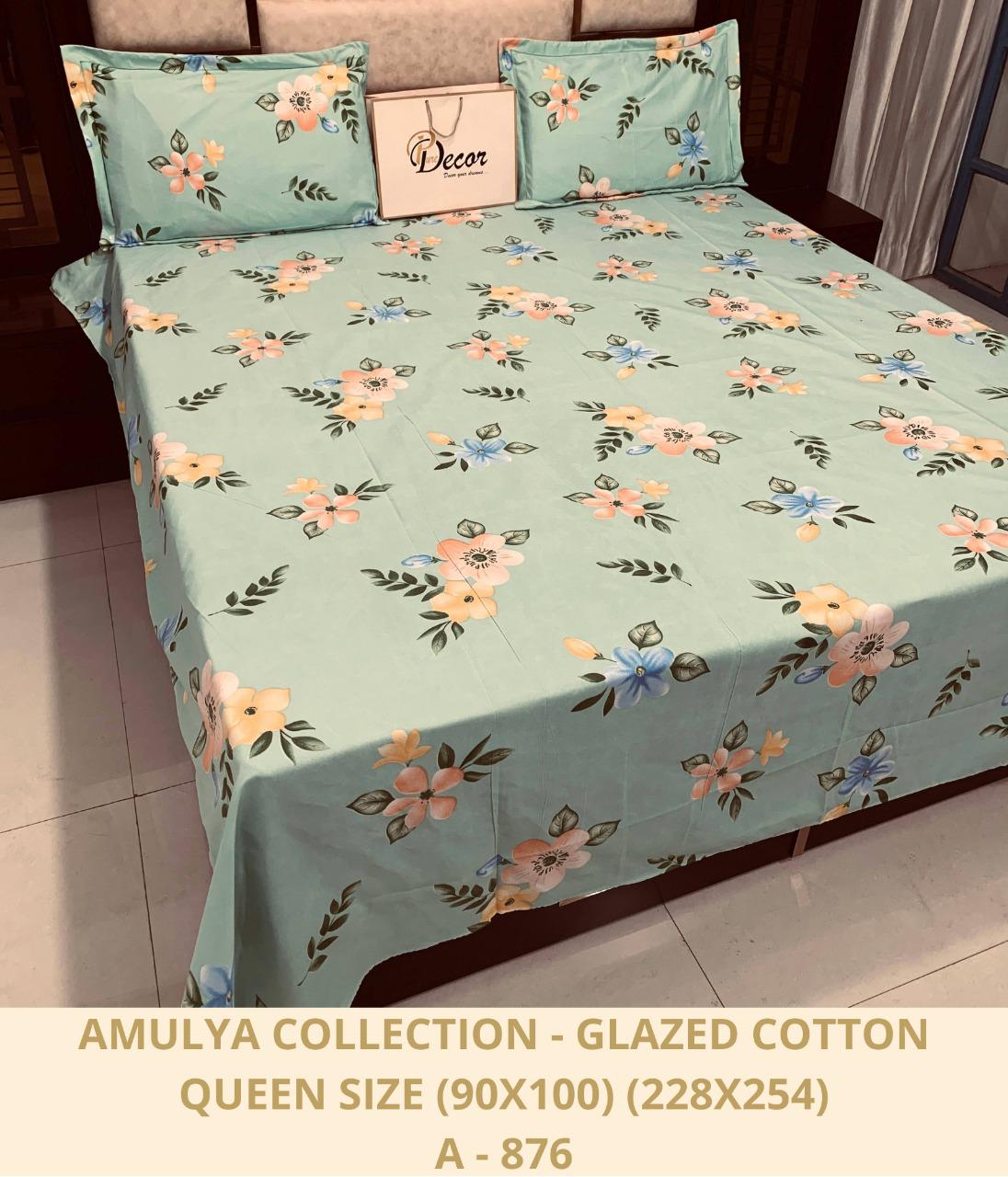 GLAZED COTTON BEDSHEET