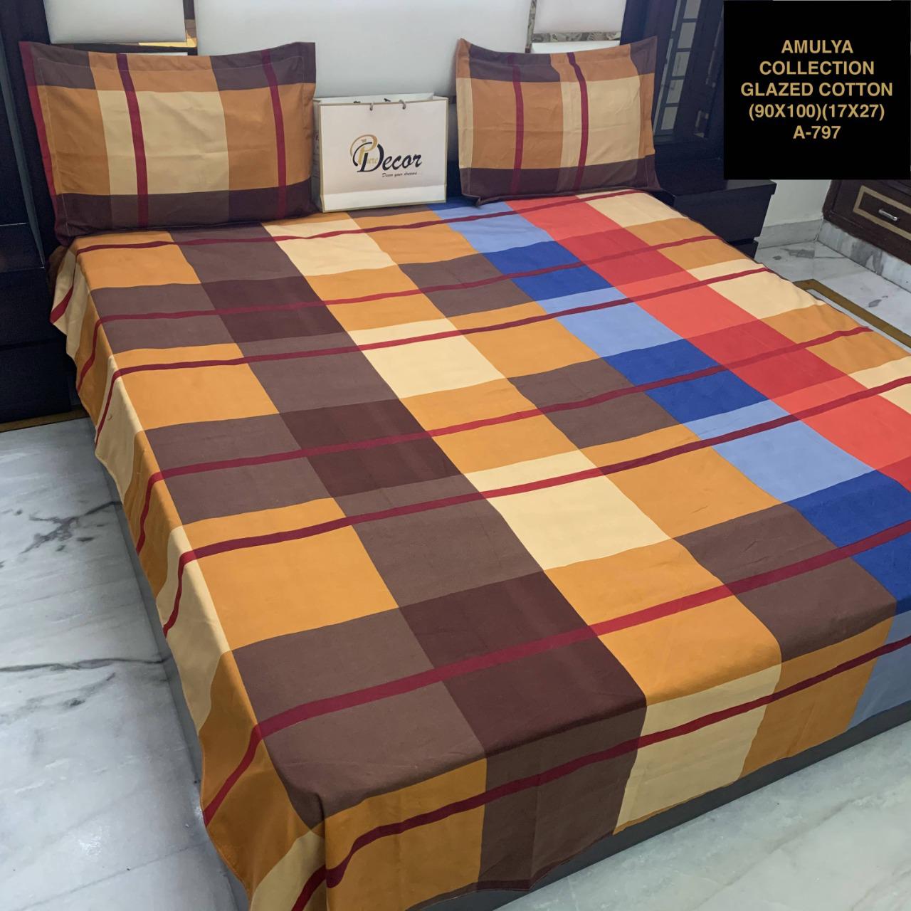 GLAZED COTTON BEDSHEET