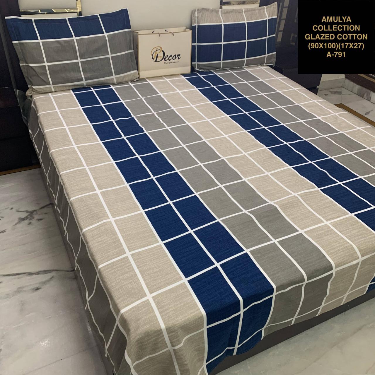 GLAZED COTTON BEDSHEET