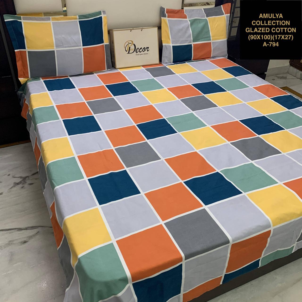 GLAZED COTTON BEDSHEET