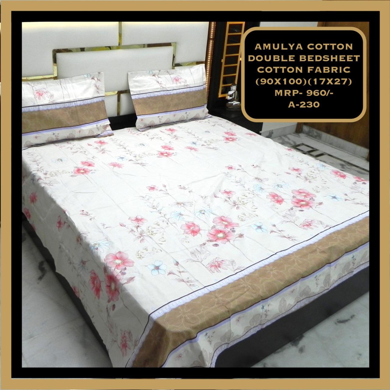 GLAZED COTTON BEDSHEET