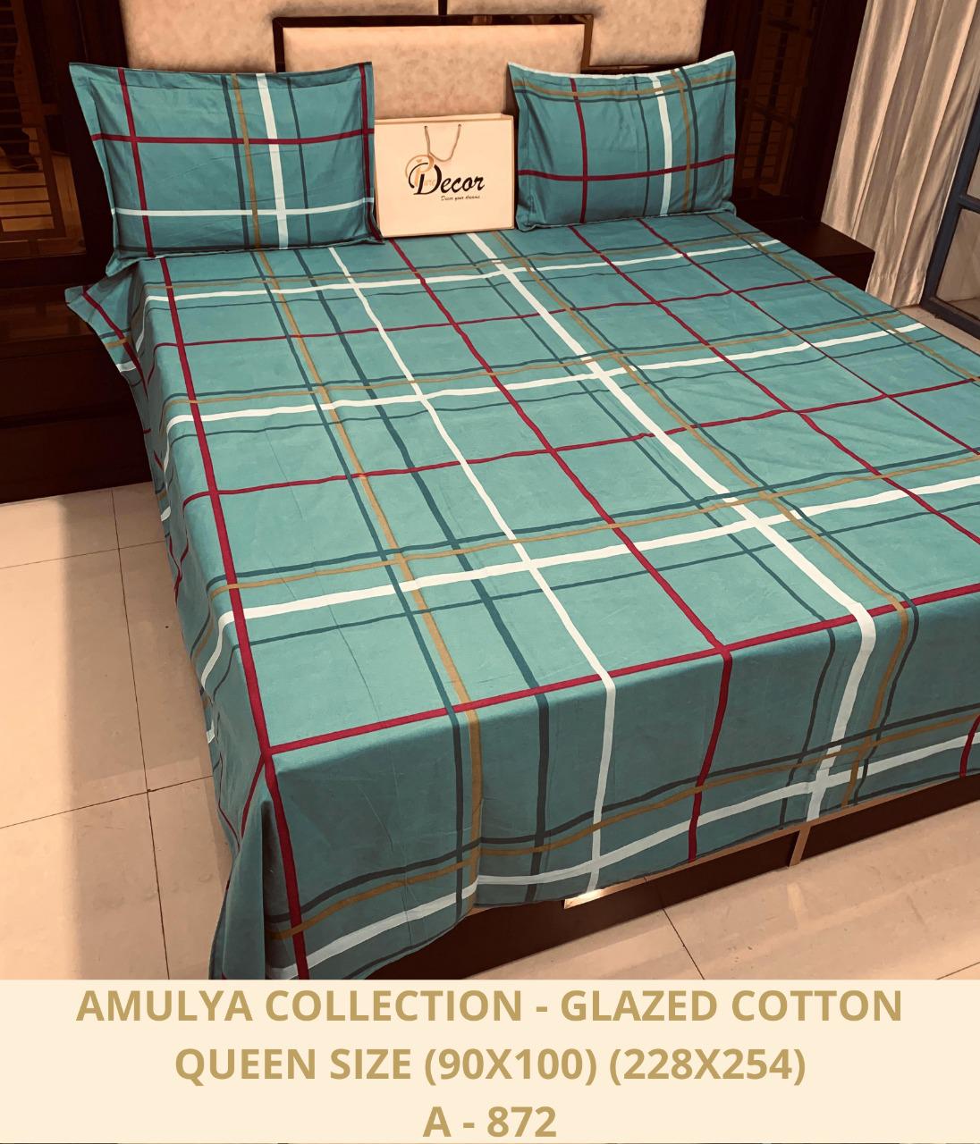 GLAZED COTTON BEDSHEET