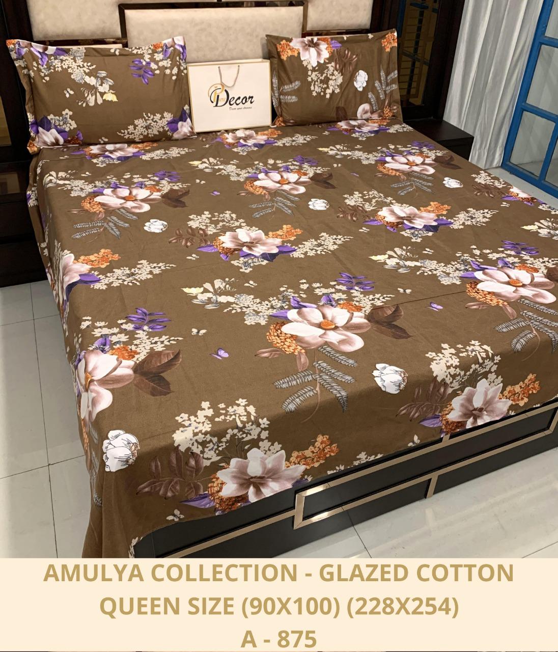 GLAZED COTTON BEDSHEET