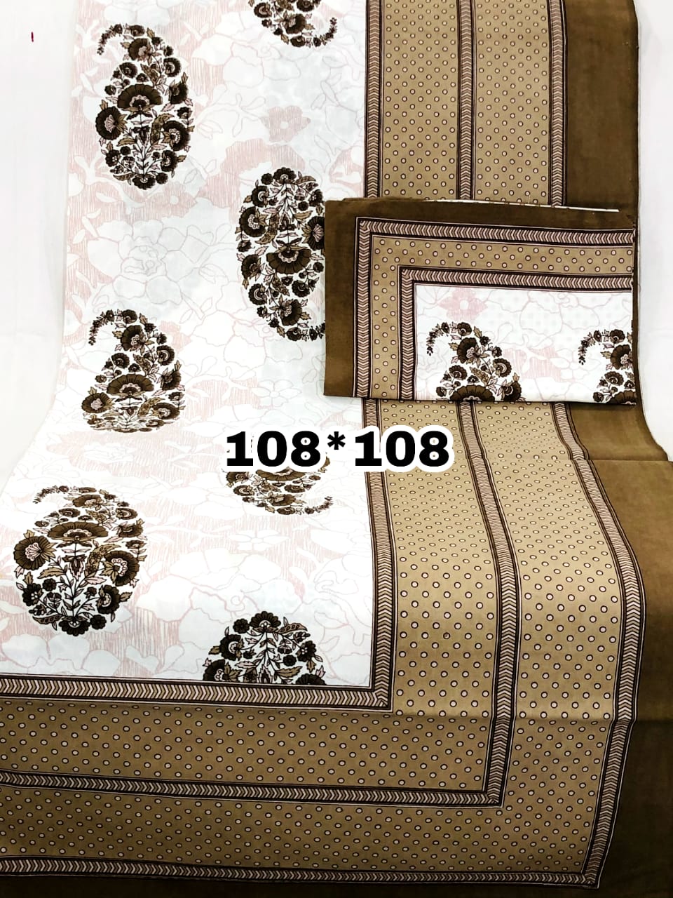 Jaipuri Super King Size Bedsheet