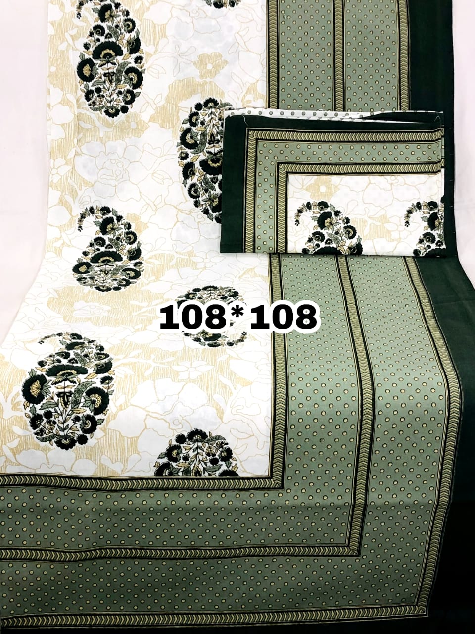 Jaipuri Super King Size Bedsheet