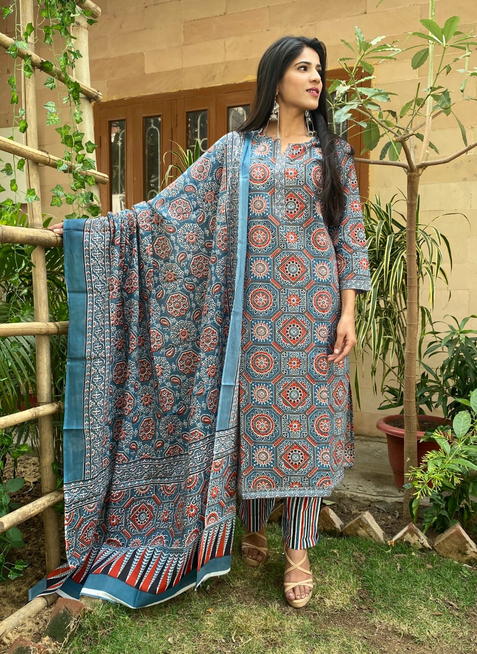 Elegant Pure Cotton  Suits