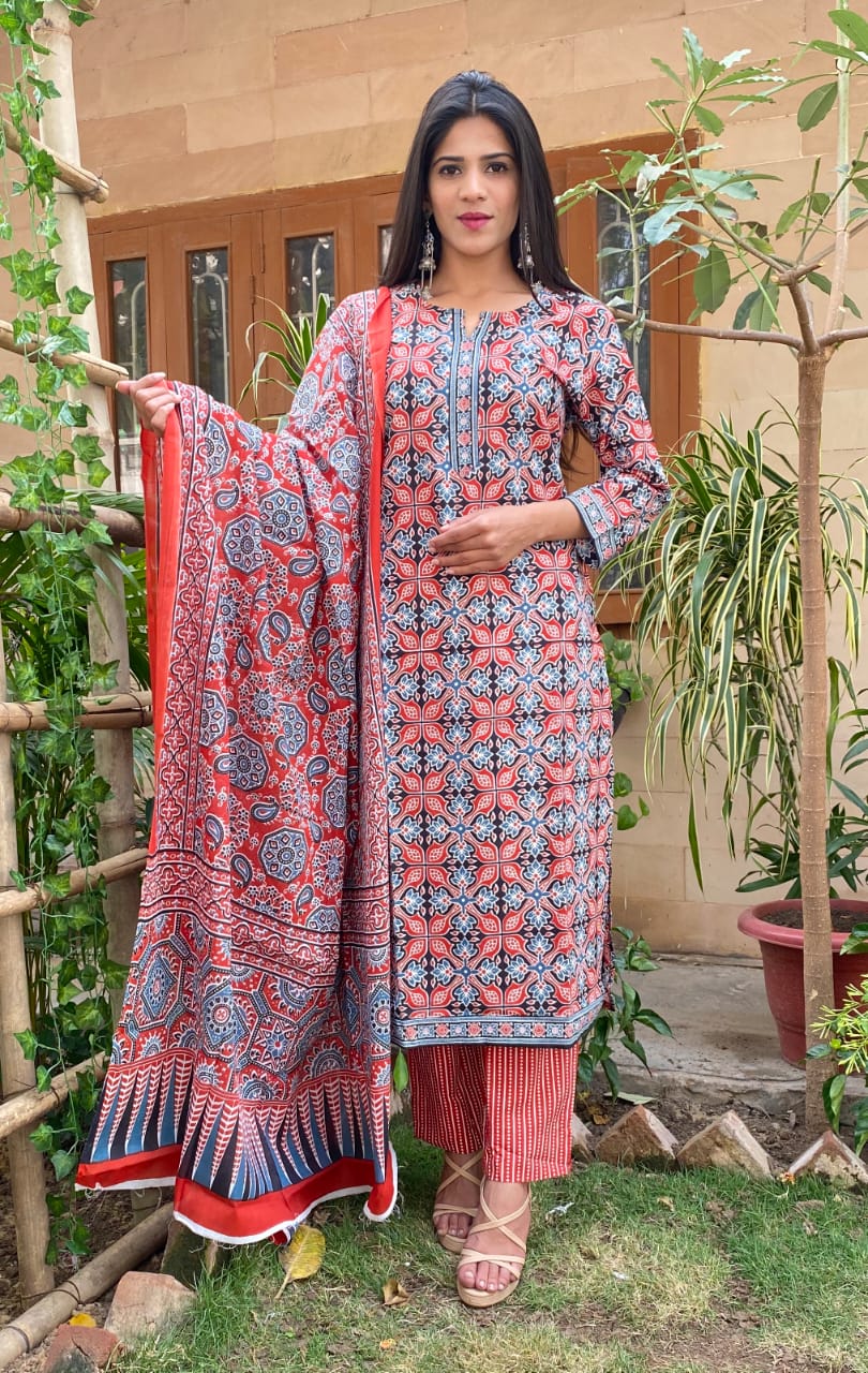 Elegant Pure Cotton  Suits