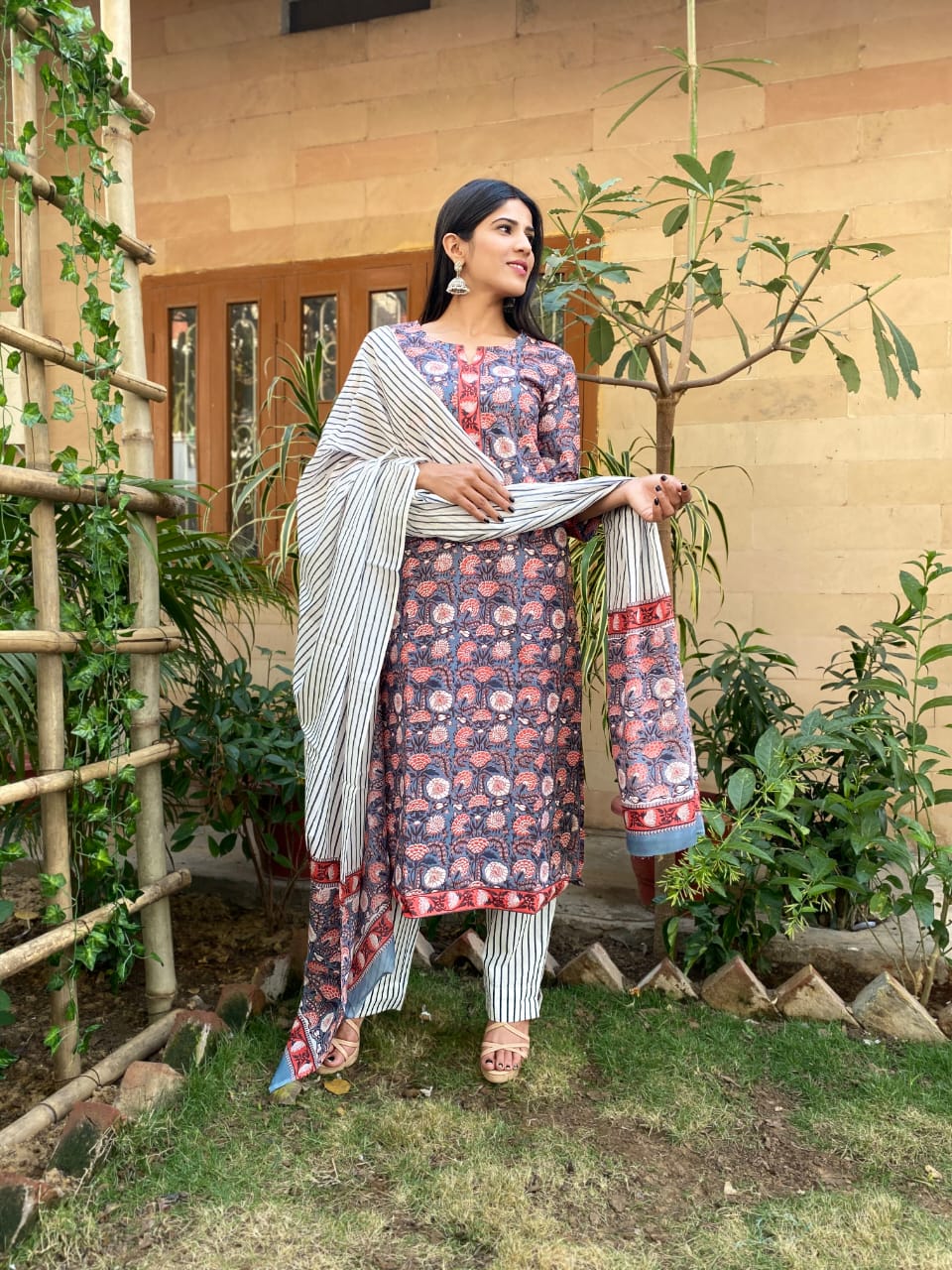 Elegant Pure Cotton  Suits