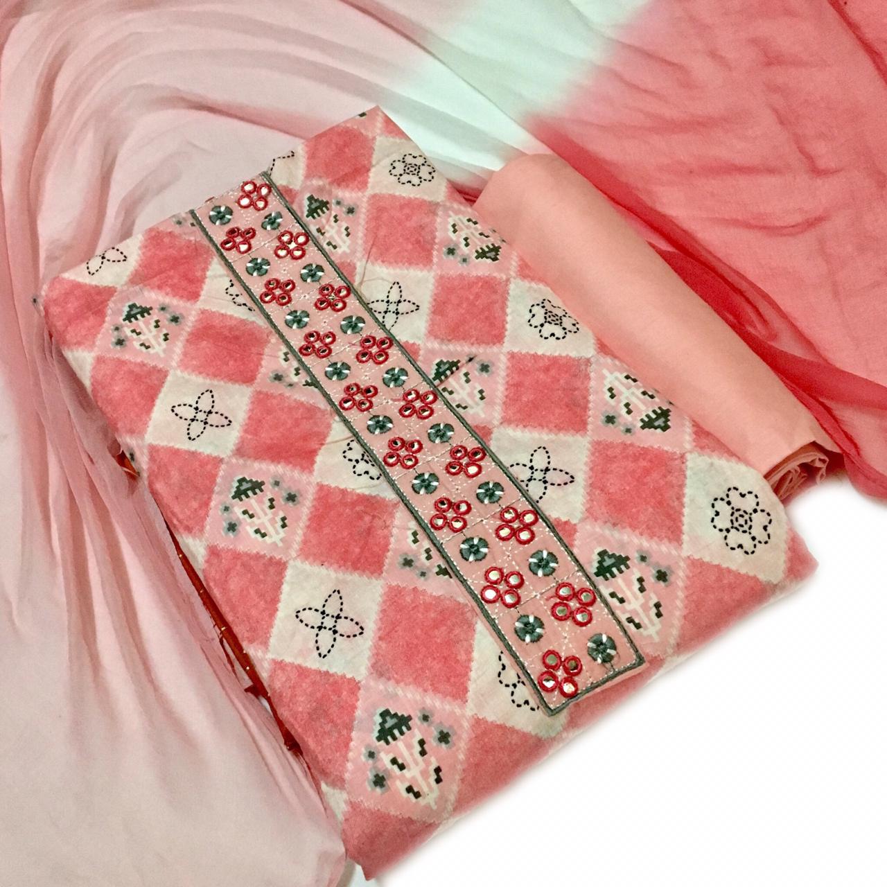 Cotton Digital Printed Suit