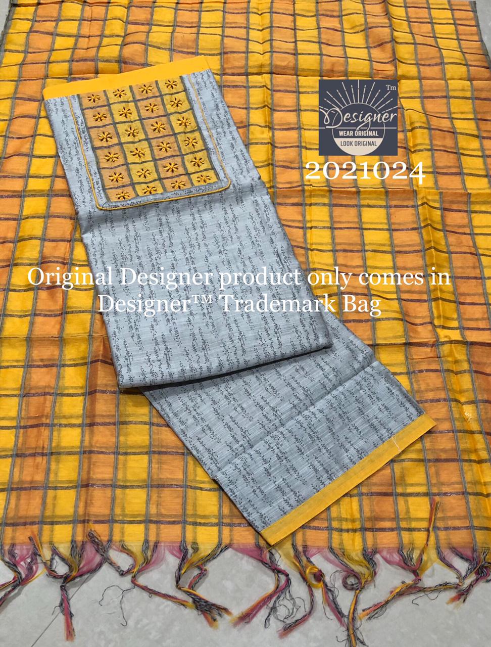 Slub chanderi silk top