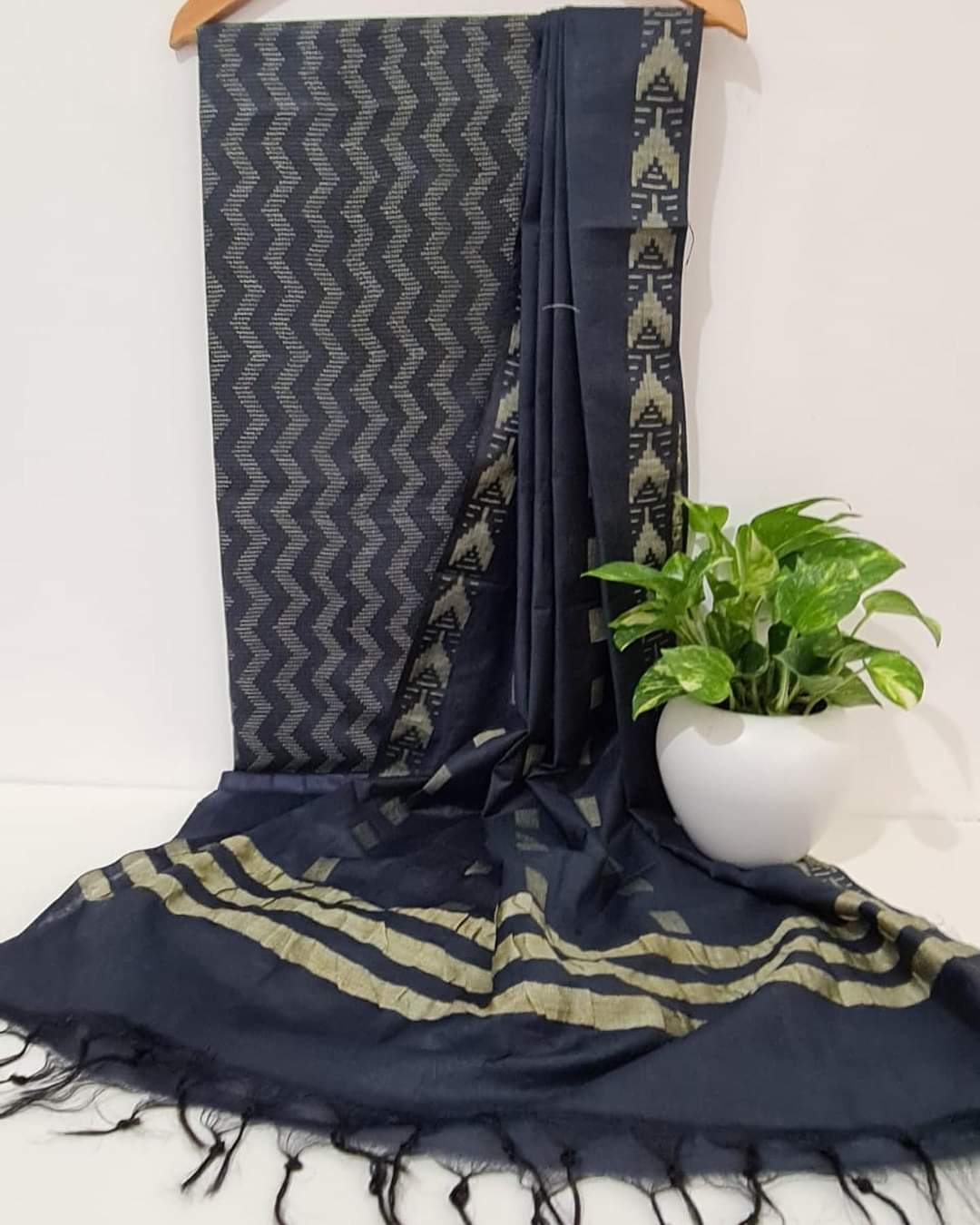 SEMI TUSSAR SILK SUITS