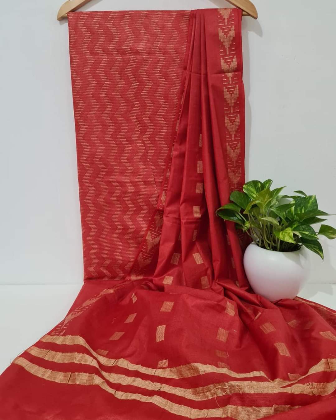 SEMI TUSSAR SILK SUITS