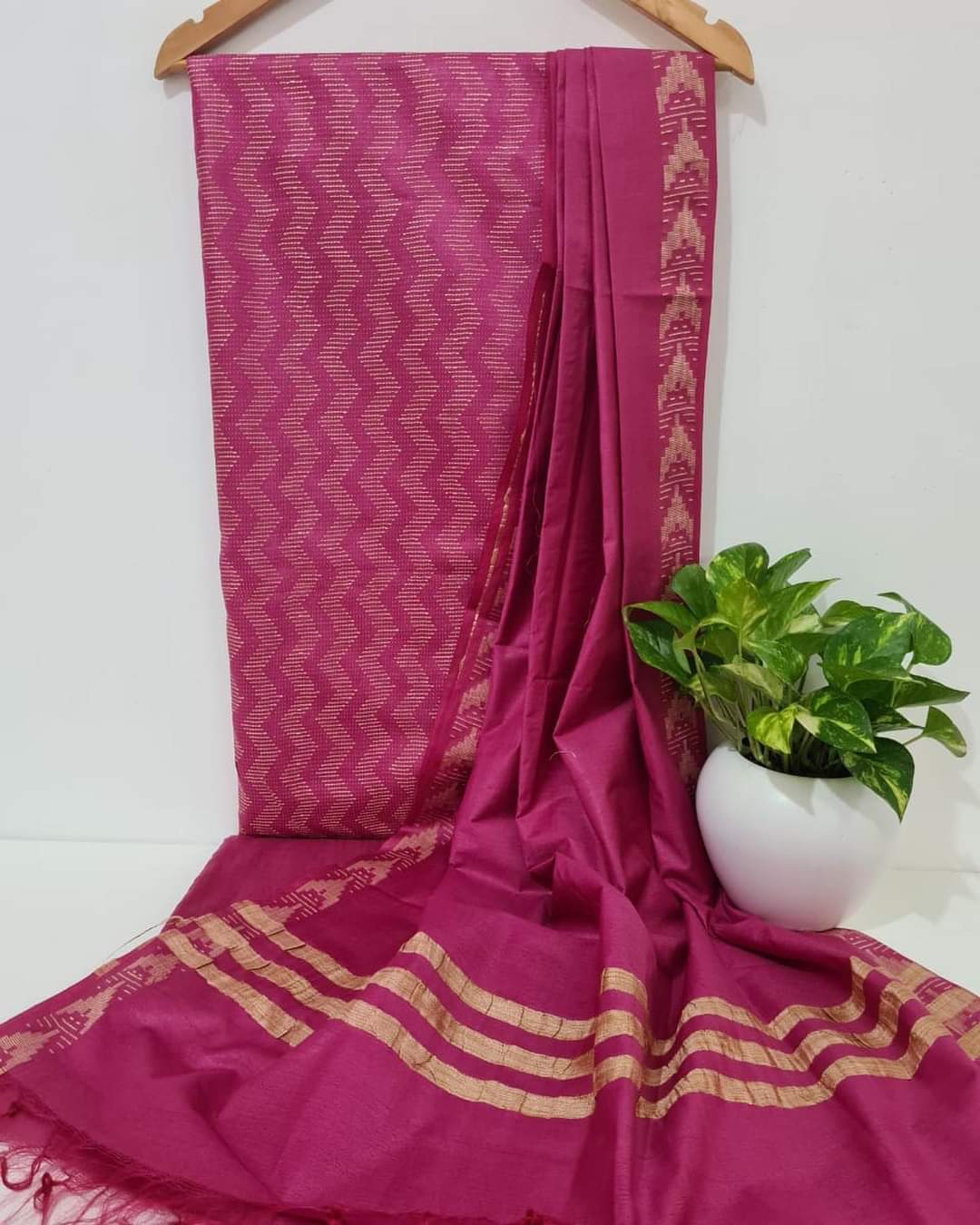 SEMI TUSSAR SILK SUITS