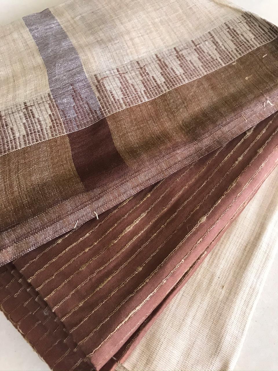 SEMI LINEN KHADI COTTON SUITS