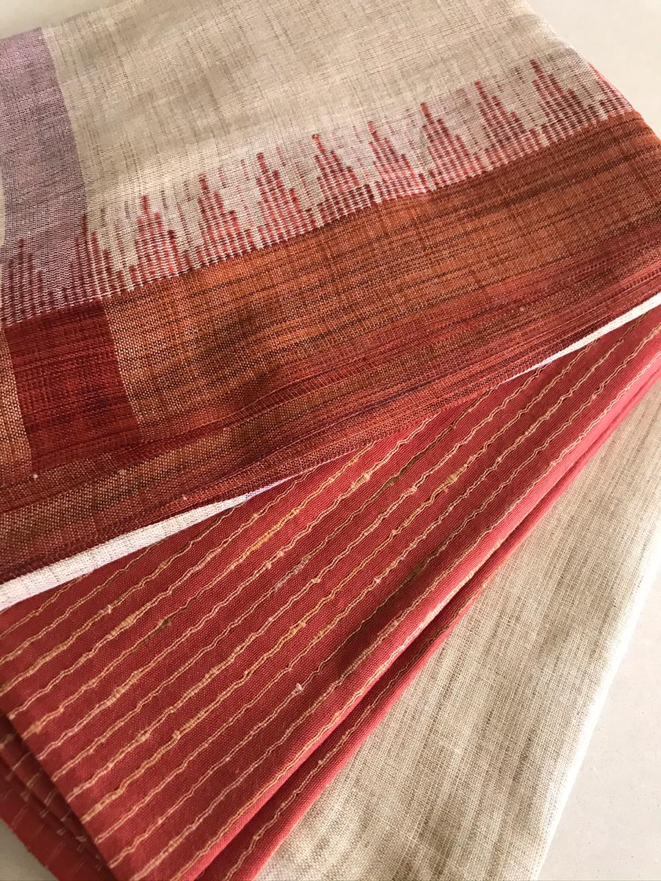 SEMI LINEN KHADI COTTON SUITS
