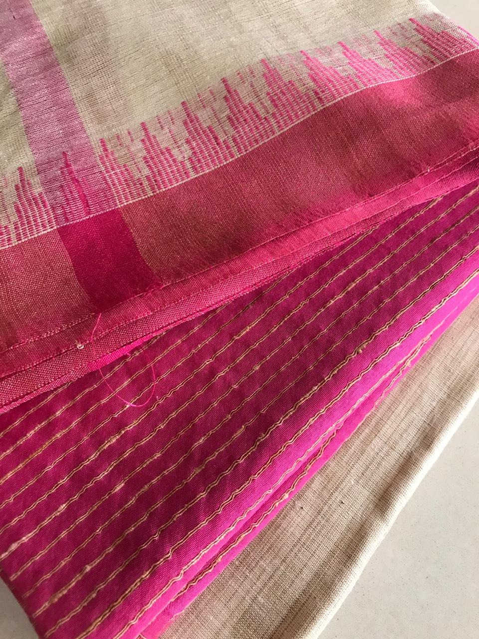 SEMI LINEN KHADI COTTON SUITS