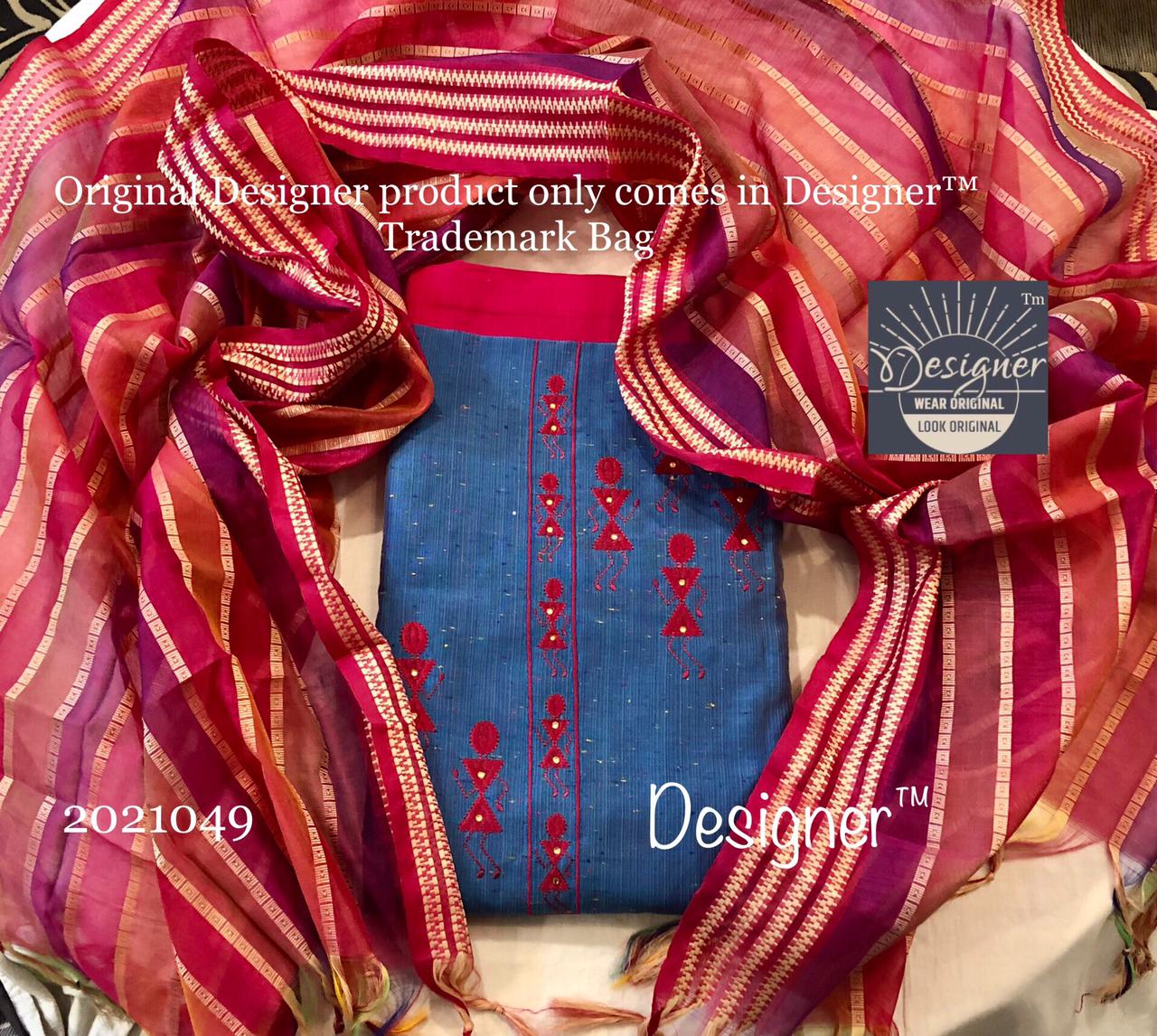 Chanderi slub silk top