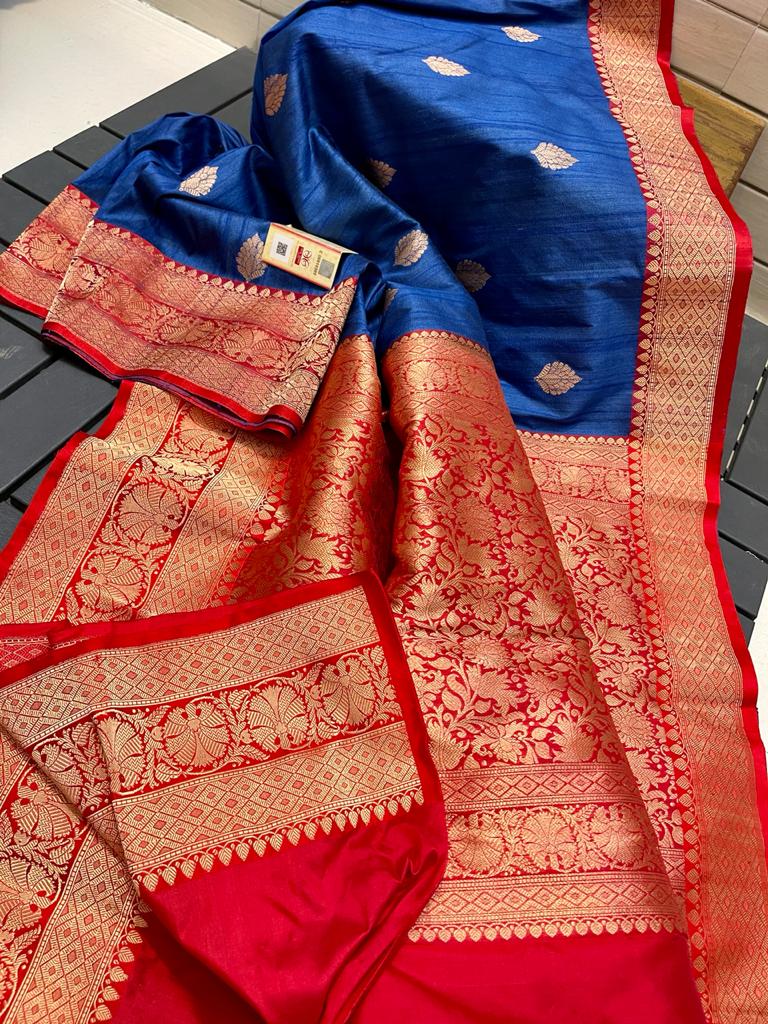 Tussar kanchi silk