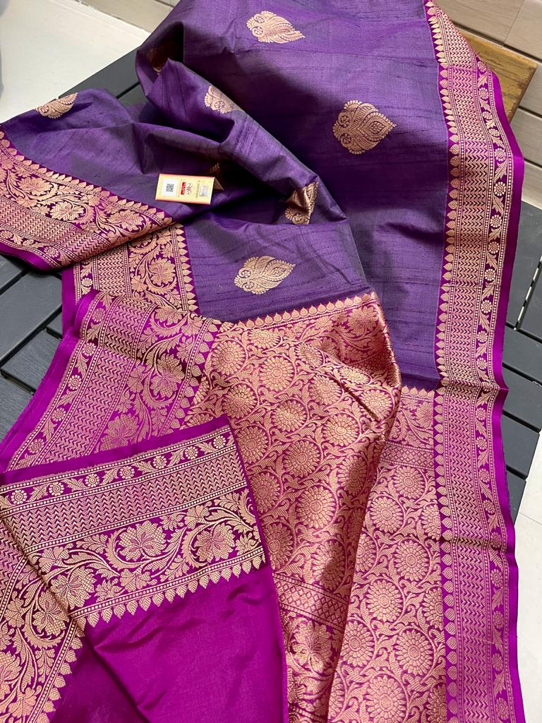Tussar kanchi silk