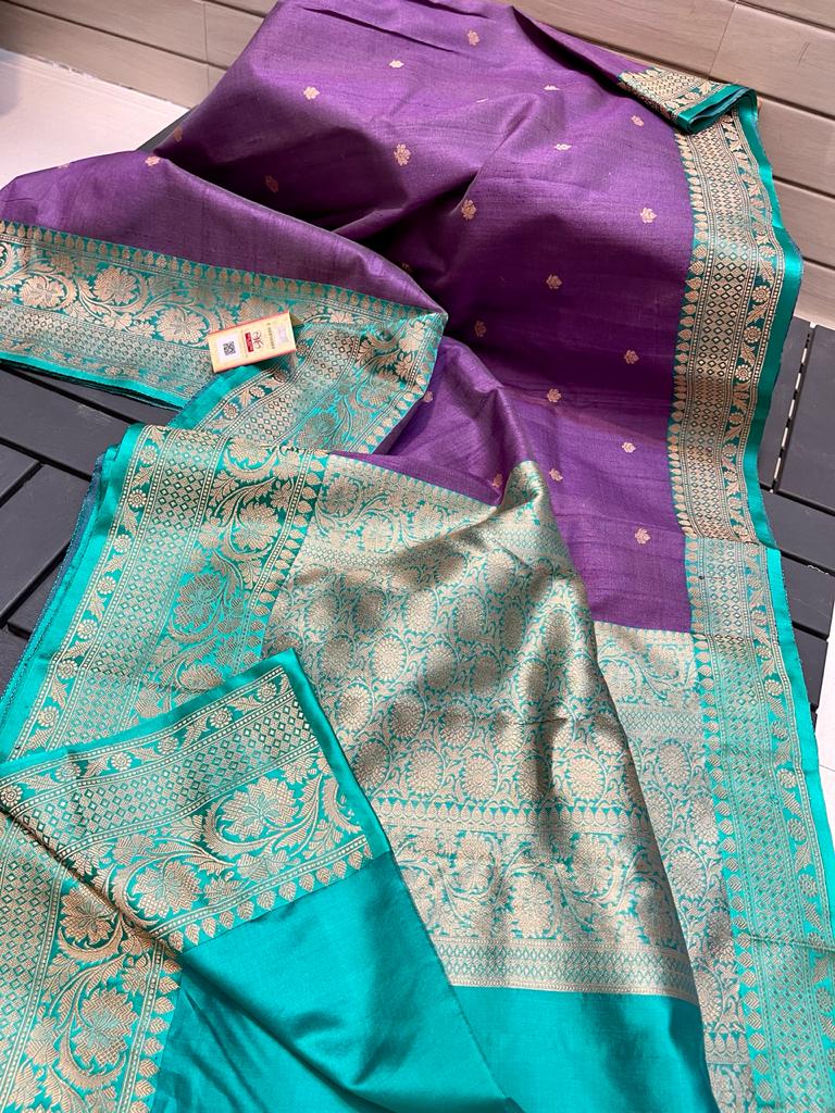 Tussar kanchi silk