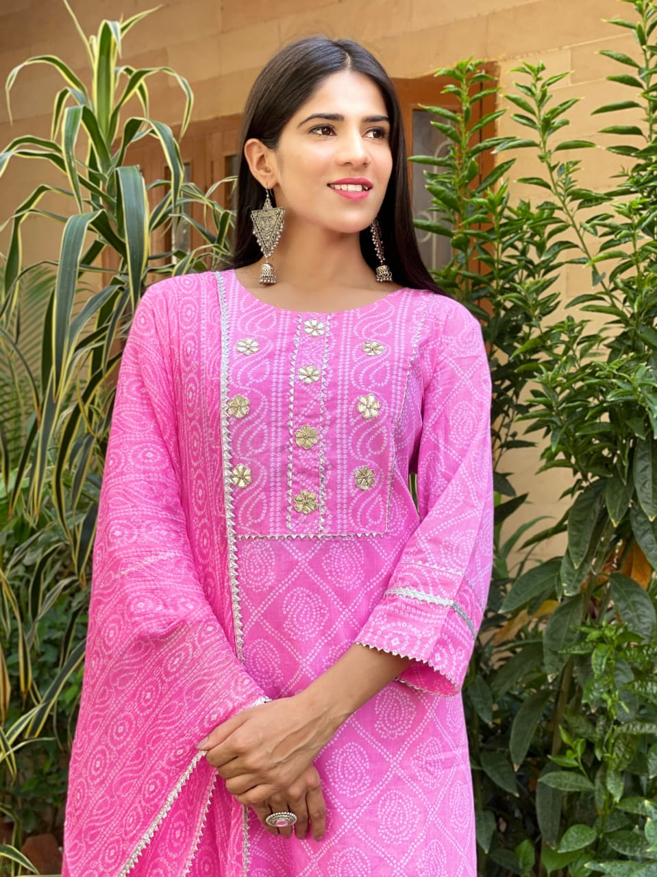Pure  Cotton  Suits/Neck work/duppatta