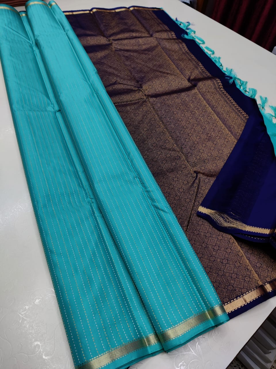 Pure Kanchipuram Silk Handwoven