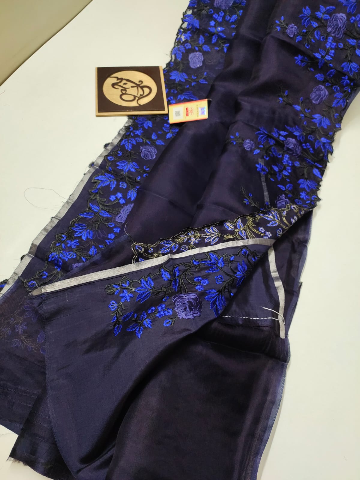 Pure Kora Silk tri color