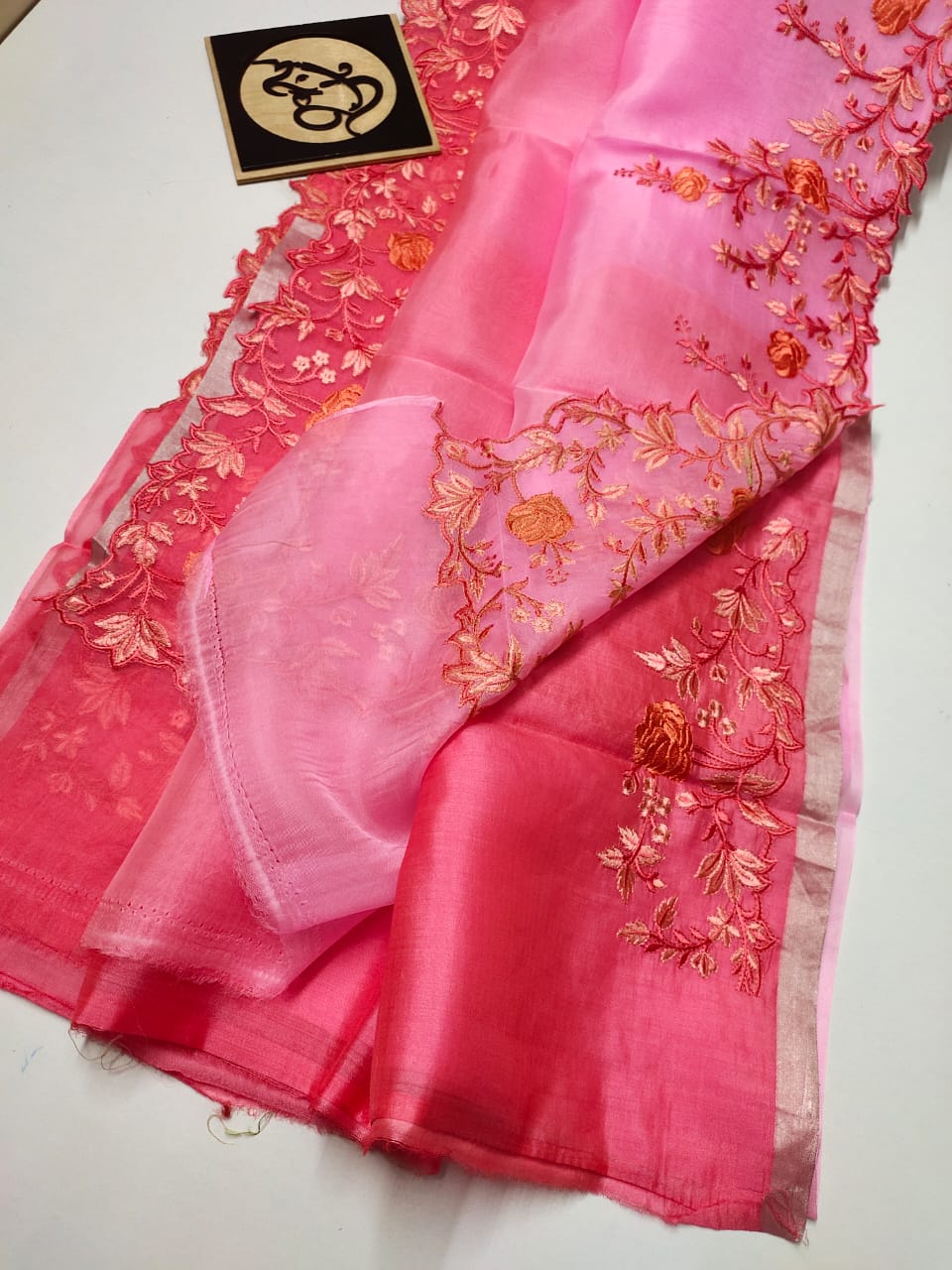 Pure Kora Silk tri color