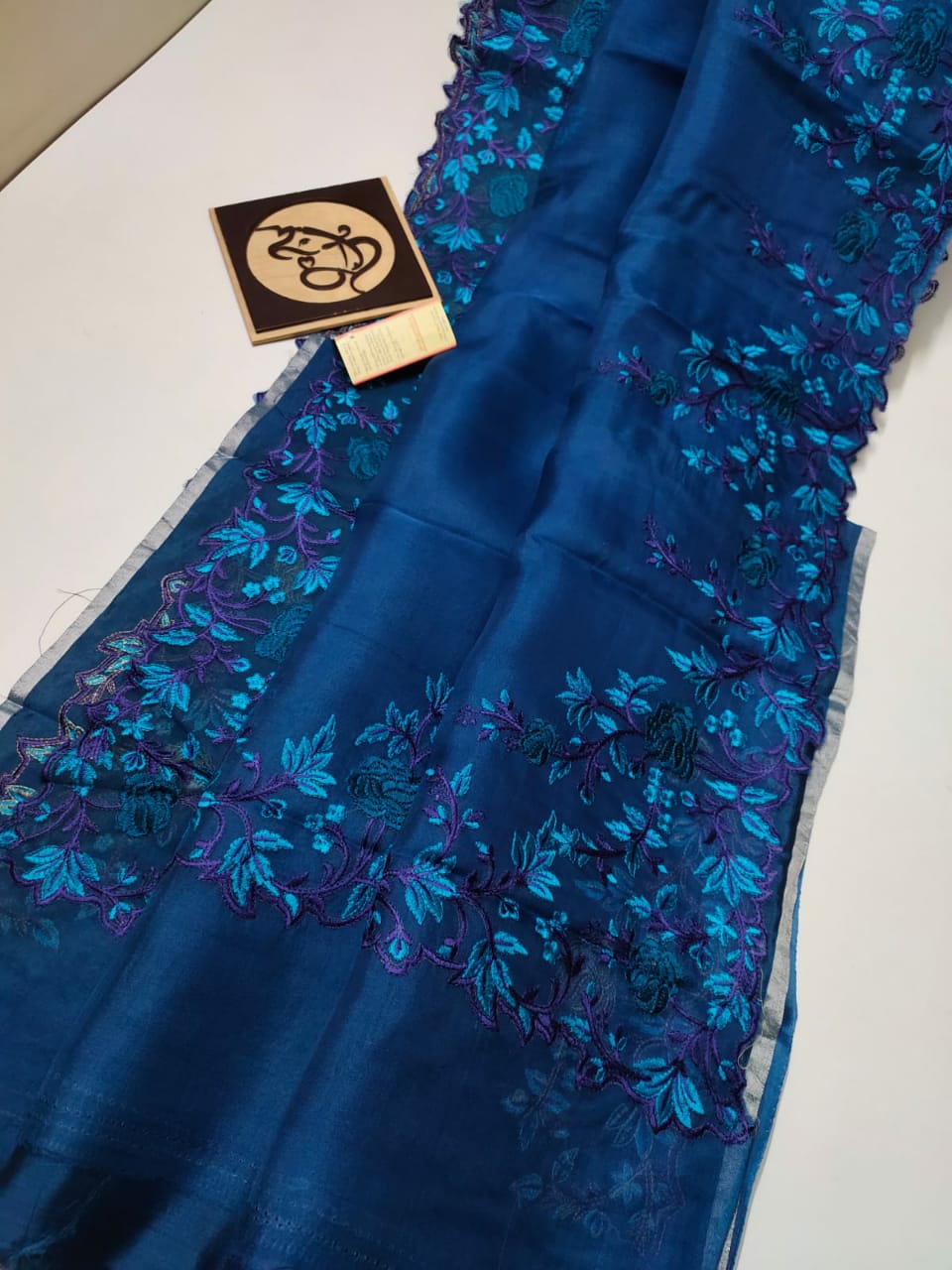 Pure Kora Silk tri color