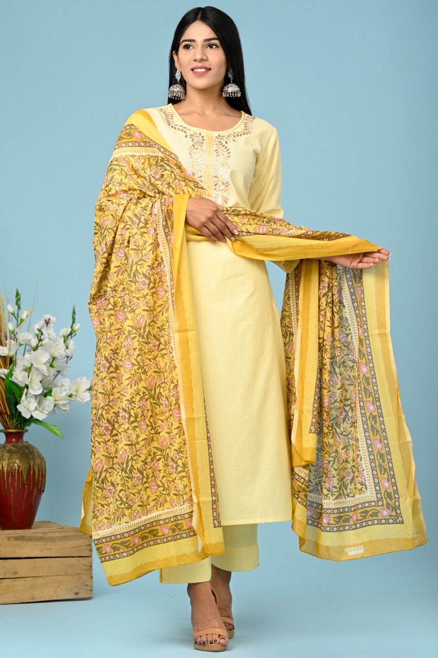 Elegant  Pure  Cotton  Suits 