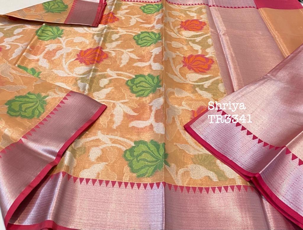 Tissue woven saree