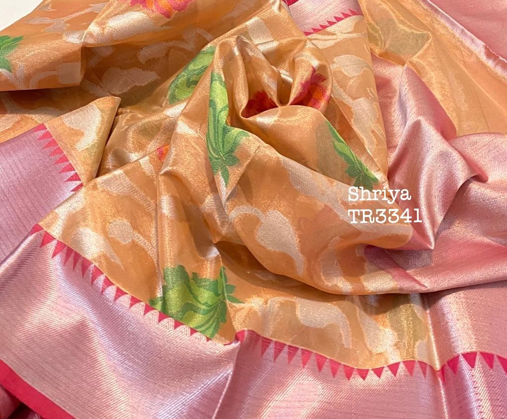 Tissue woven saree